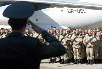 Военнослужащие украинского контингента. Фото Reuters