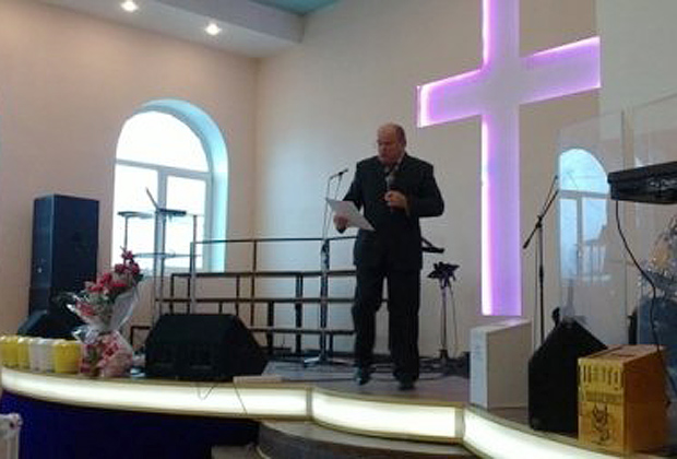 Проповедь в церкви «Благодать» в Алма-Ате