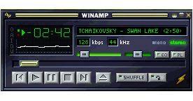 WinAMP 0.2a, март 1997 года