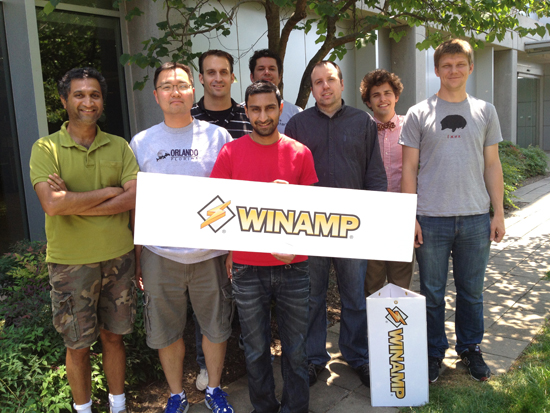 Команда разработчиков Winamp, 2012 год