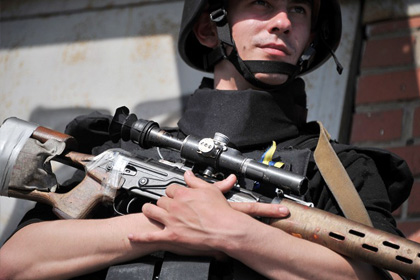 Украинский солдат