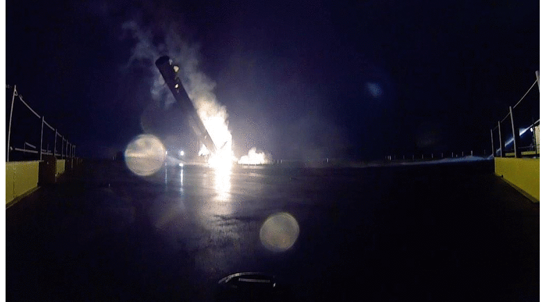 Создатель Doom помог Элону Маску опубликовать фото неудачной посадки Falcon 9