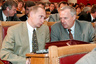 Владимир Путин и Анатолий Собчак, 1997 год