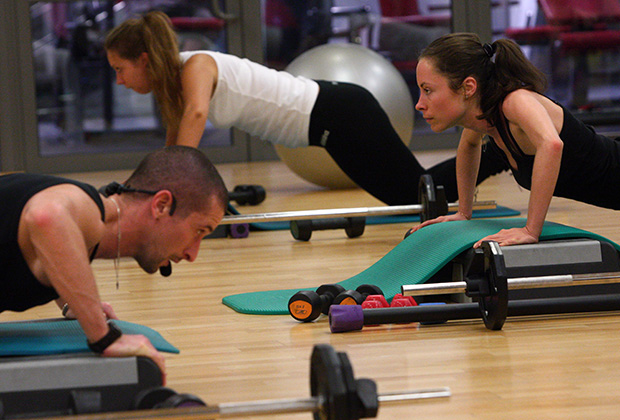 После рабочего дня до спортзала доходят лишь самые сильные духом