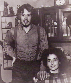 С женой Ириной, 1984 год