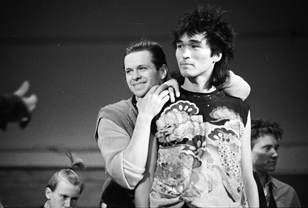 Борис Гребенщиков и Виктор Цой. 1983 год