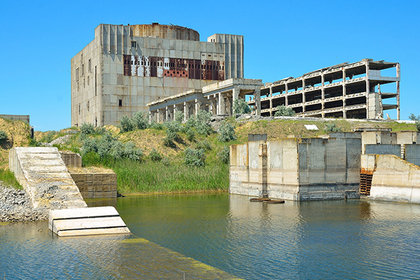 Развалины Крымской АЭС используют для строительства Керченского моста