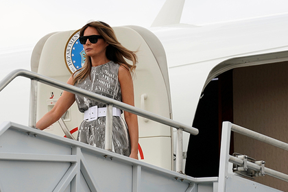 Самолет жены Трампа задымился