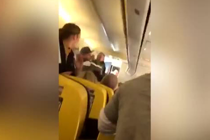 Пассажиры самолета разбили друг другу носы из-за голых ног женщины