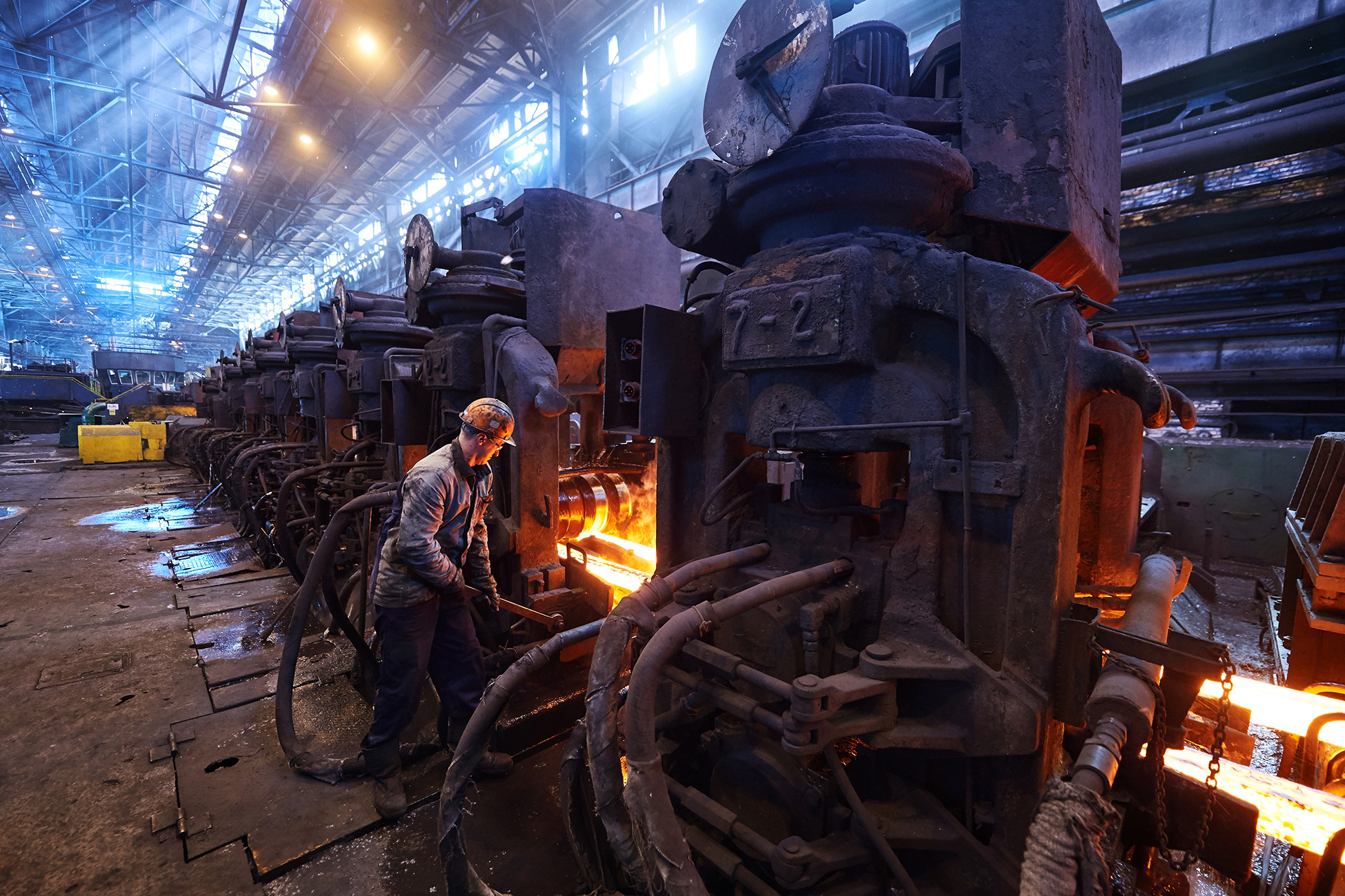 Красноярский металлургический завод в Восточной Сибири