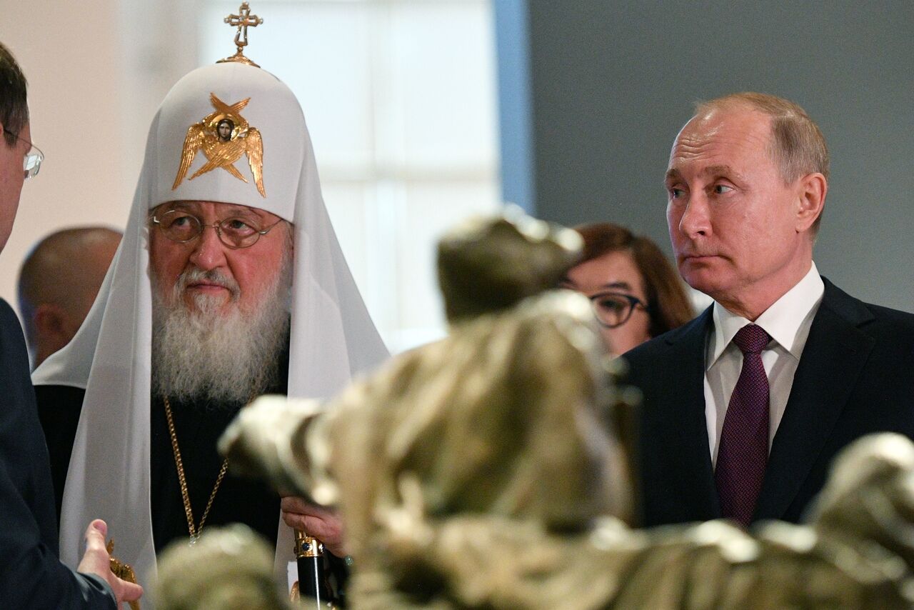 Патриарх Кирилл и Путин