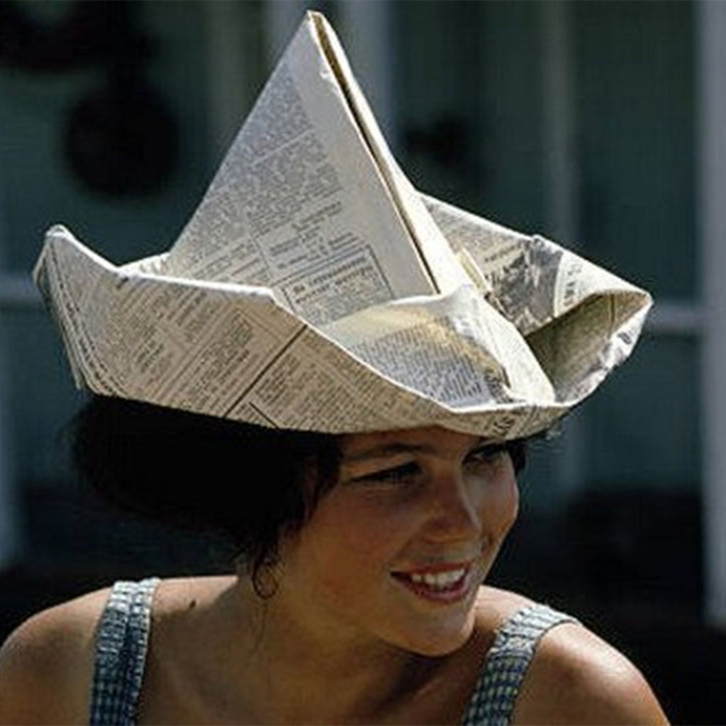 Бумажная шляпа