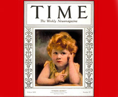 Маленькая Елизавета на обложке журнала Time, фото с сайта wikipedia.org