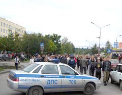 Митинг в Кондопоге. Фото с сайта www.cityk.ru