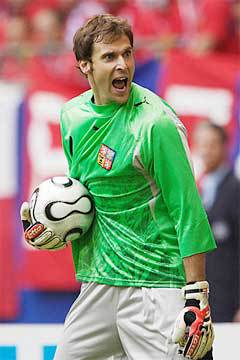 Петр Чех в сборной Чехии. Фото petr-cech.cz