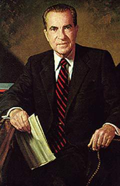 Официальный портрет президента Ричарда Никсона