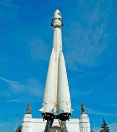 Ракета-носитель "Восток". Фото с сайта sao.mos.ru