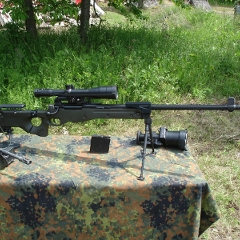 Британская винтовка AWM-F, выпущенная для нужд немецкой армии. Фото с сайта wikipedia.org (нажмите, чтобы увеличить изображение)