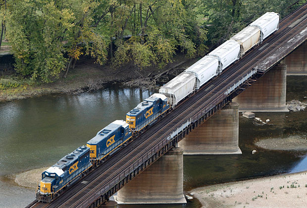 Железнодорожный мост в Западной Вирджинии, США