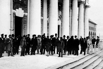 Группа членов совета Фондовой биржи, 1903 год