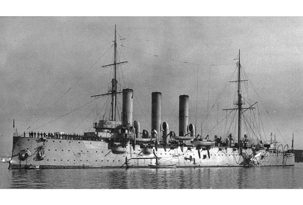 Крейсер 1 ранга «Аврора» на Балтике, после 1909 года
