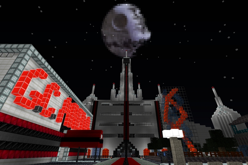 P.S. Ни одна галерея про Minecraft не будет полной без «Звездных войн»: в конце концов постройка Звезды Смерти — это едва ли не обязательный этап в карьере любого создателя карт, который любит эту вселенную.