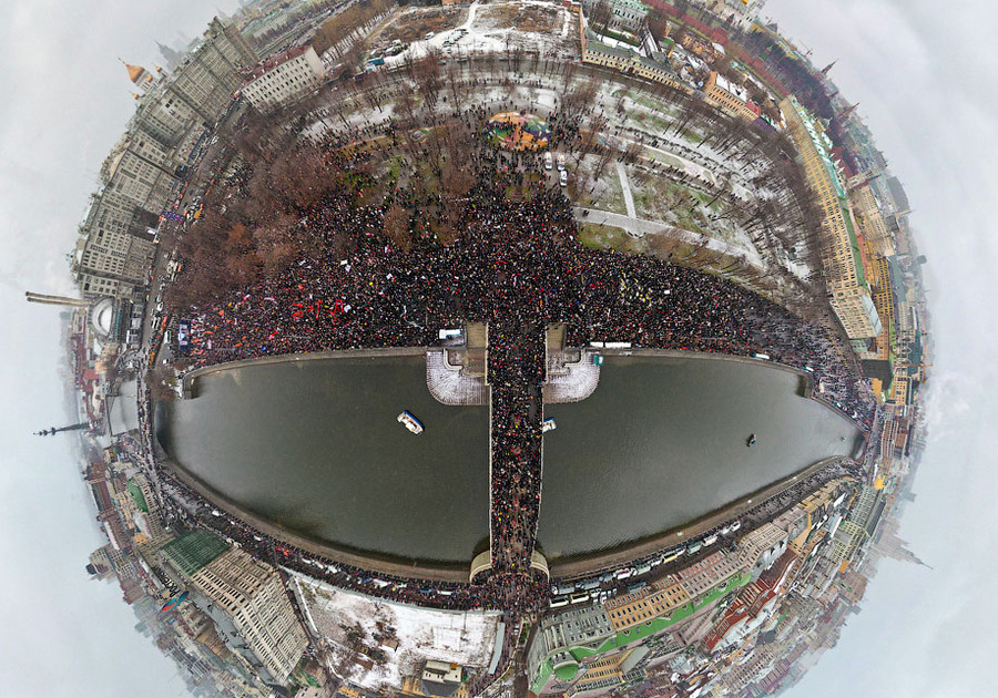 Панорама митинга на Болотной площади