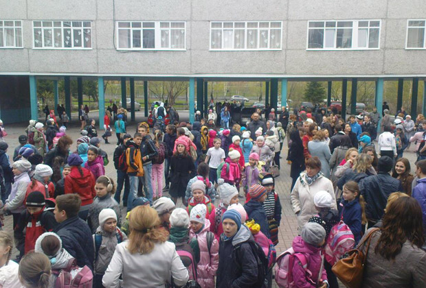 Эвакуация людей в Москве
