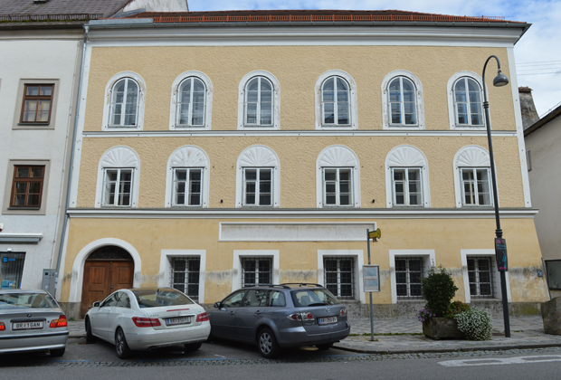 Дом в Браунау-на-Инне, где родился Гитлер