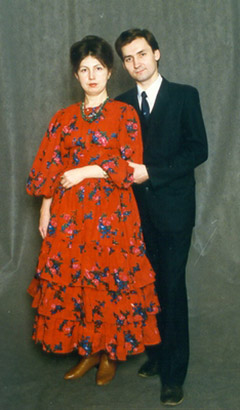 Жанна Цареградская с мужем