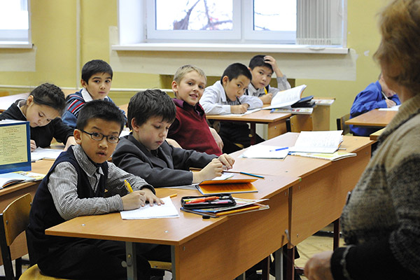 Занятия в московской школе №282