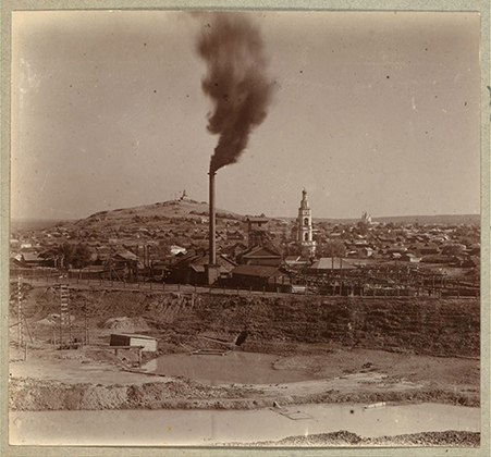 Нижний Тагил. Демидовский медный рудник, вышка. 1909