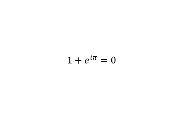 Тождество Эйлера является следствием формул Эйлера, связывающих экспоненту комплексного числа с тригонометрическими функциями. Эта формула является основной для экспоненциального представления комплексных чисел и формул Муавра для выражения синусов и косинусов кратных углов (в школе проходят частные случаи этой формулы для удвоенных и утроенных углов). Именно это тождество было признано участниками опыта самым красивым.