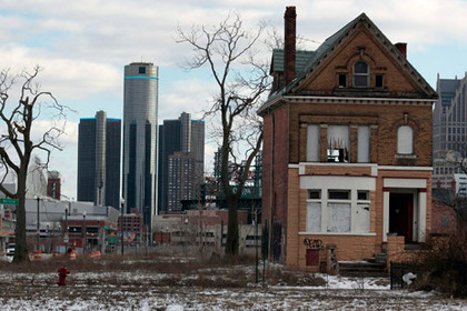 Пустующий дом в Детройте, США