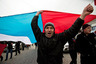 Митинг сторонников присоединения Крыма к России в Симферополе