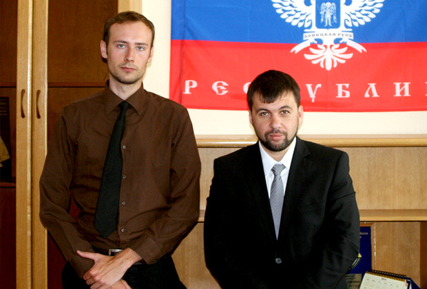  Бартош Бекер (слева) и Денис Пушилин (справа)