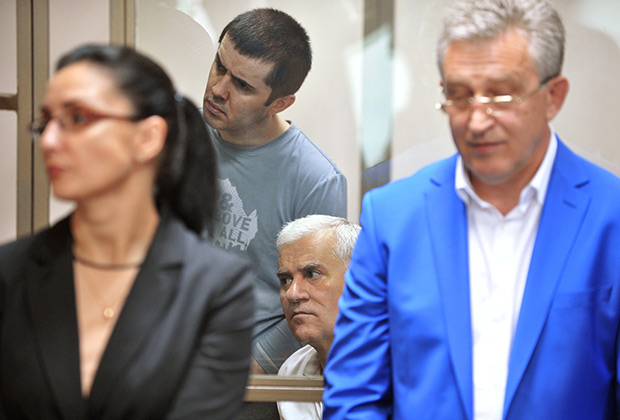 Юсуп Джапаров и Саид Амиров во время оглашения приговора 