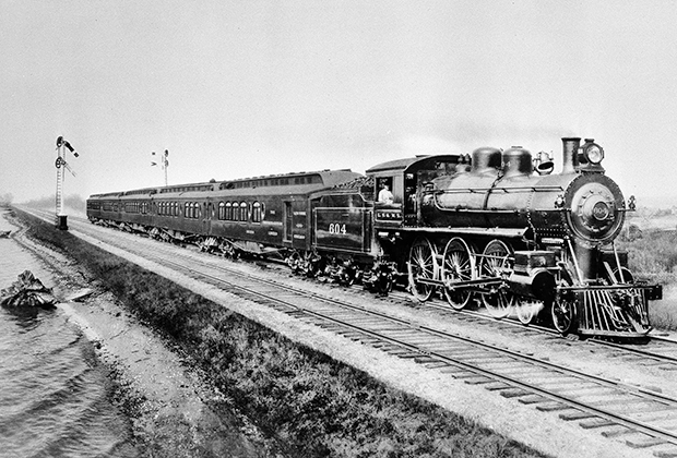 Поезд на железной дороге «Эри», 1902 год