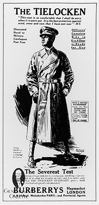 Офицерский плащ Tielocken Coat от Burberry – прямой предшественник современного тренчкота.