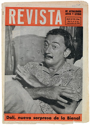 Обложка журнала Revista de Actualidades, Artes y Letras, 8-14/09/1955 