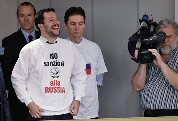 Маттео Сальвини пришел на заседание российской Госдумы
