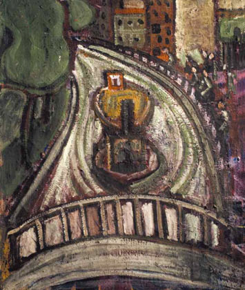 Шолом Шварц, «Введенский канал», 1954. Коллекция Государственного Русского музея.