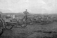 Трофеи, взятые германскими войсками после разгрома армии Самсонова в Мазурских болотах  