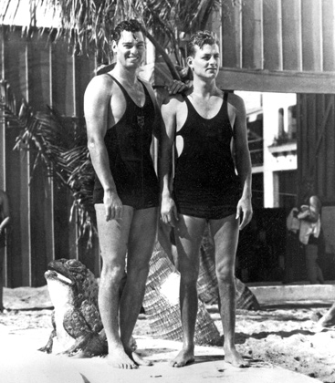 Курортники на пляже в Майами, 1930 год