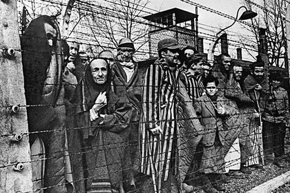 Заключенные концлагеря Аушвиц