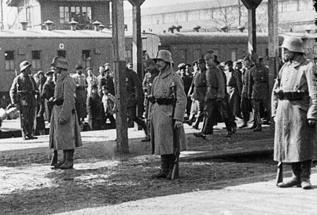 Немецкие солдаты в Киеве, 1918 год