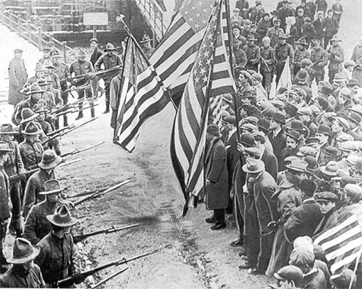 Забастовка рабочих, 1912 год