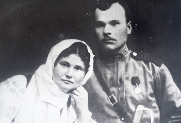 Ферапонт Головатый с женой Марией