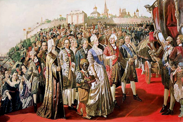 «Приезд Екатерины II в Казань», художник Ильяс Файзуллин. 2005 год