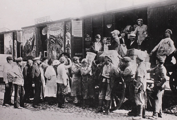 Агитпоезд красных на Восточном фронте, 1919 год